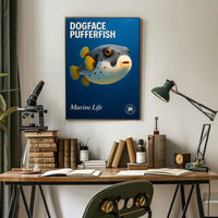 Dogface Pufferfish Poster PosterGoat