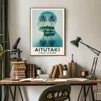 Aitutaki Cook Islands Paradise Poster
