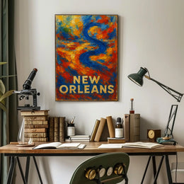 Vibrant New Orleans Poster