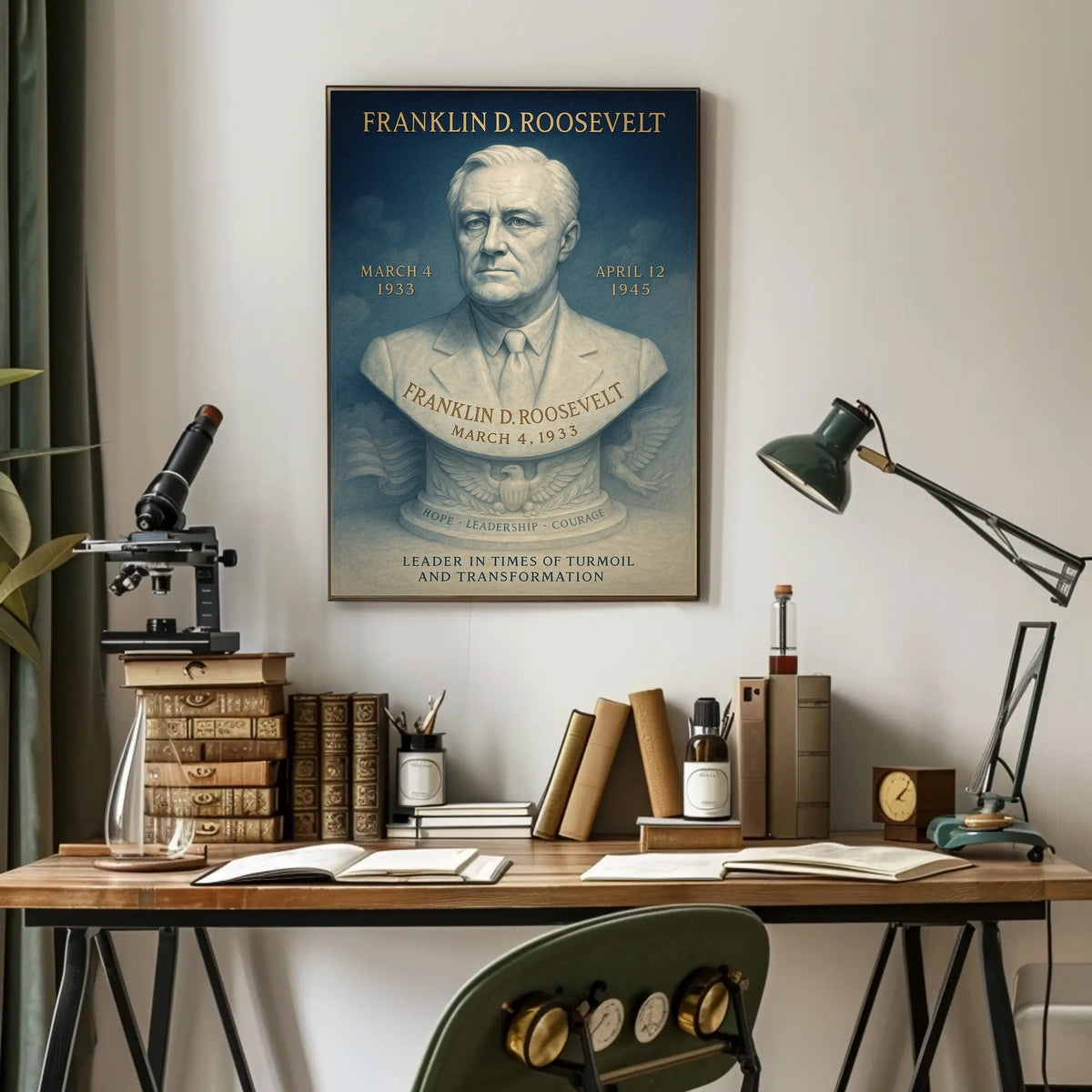 Franklin D. Roosevelt Poster