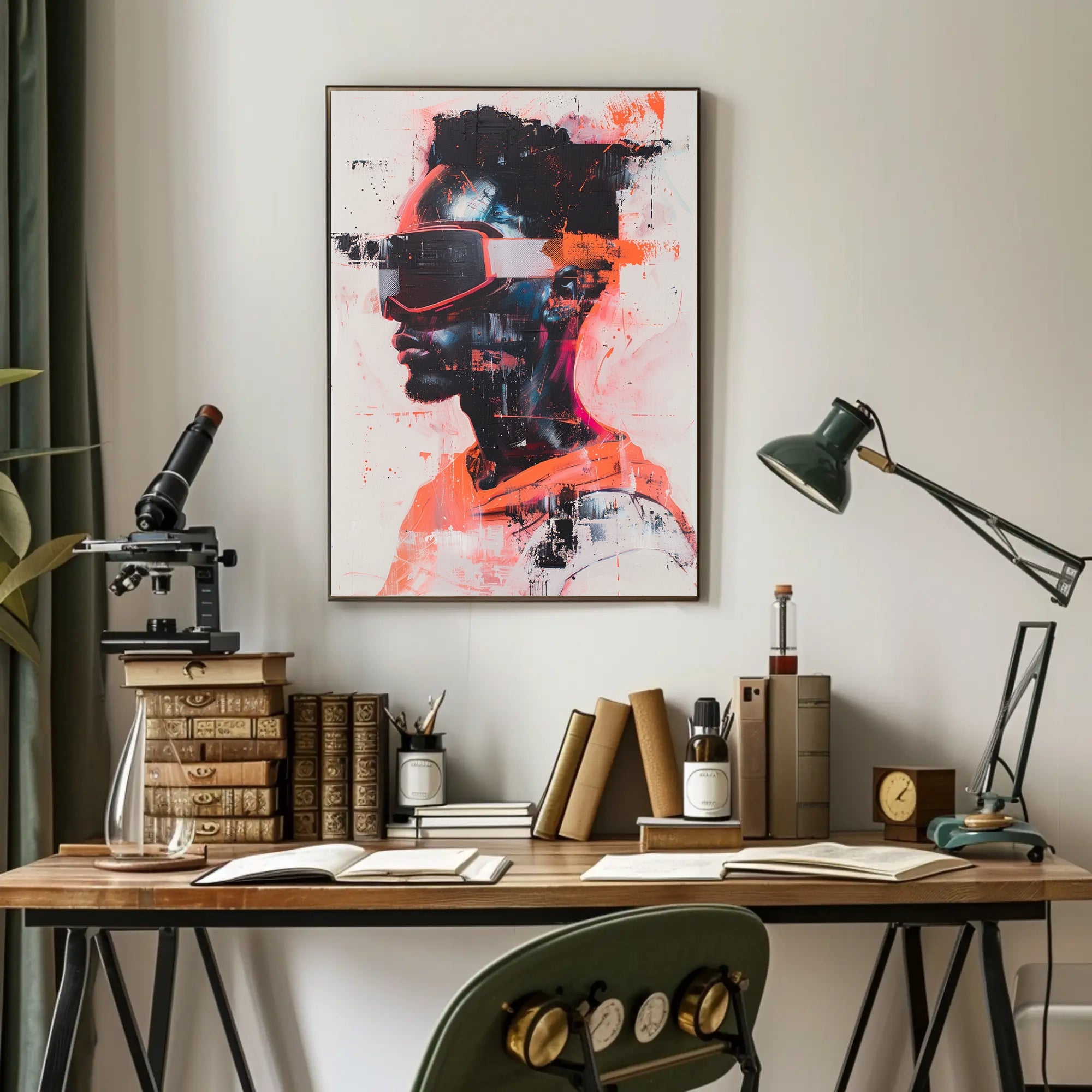 Futuristic Vision Art Print Poster for Modern Home Decor PosterGoat