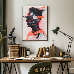 Futuristic Vision Art Print Poster for Modern Home Decor PosterGoat
