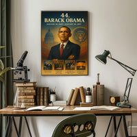 Barack Obama 44th President Historical or Presidential Poster