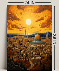 Radiant Cityscape Poster