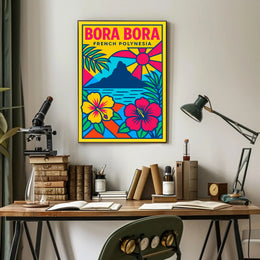 Bora Bora French Polynesia Poster PosterGoat