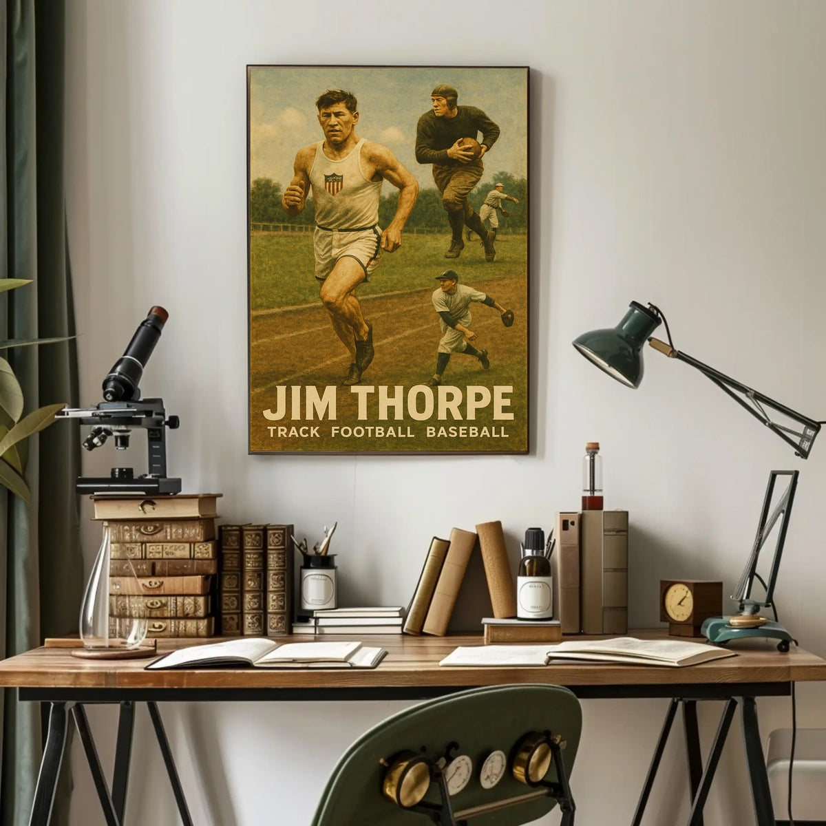 Jim Thorpe Athletic Legend Poster