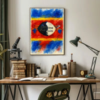 Vibrant Abstract Composition Abstract Poster