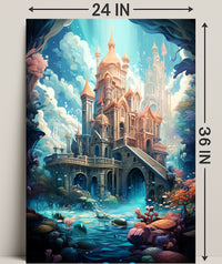 Enchanted Castle By The Sea Poster