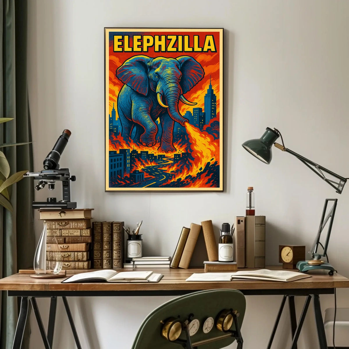 Elephzilla Rampage Poster