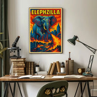 Elephzilla Rampage Poster