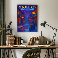 New Orleans Bayou Bright Poster