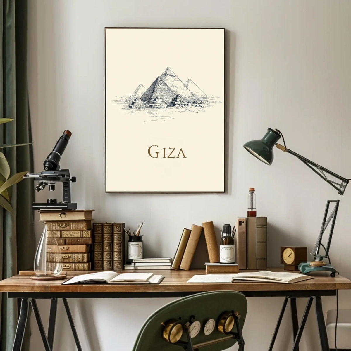 The Pyramids of Giza Poster