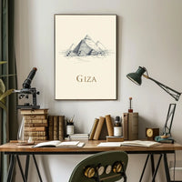 The Pyramids of Giza Poster