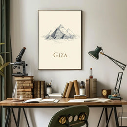 The Pyramids of Giza Poster