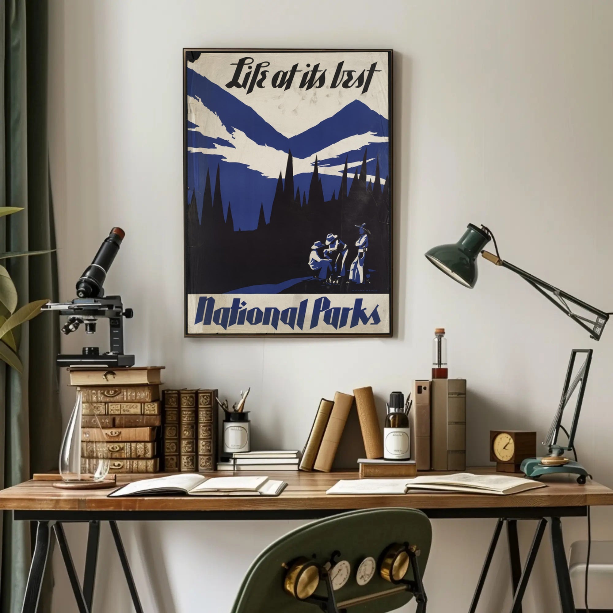 National Parks Vintage Travel Poster Print