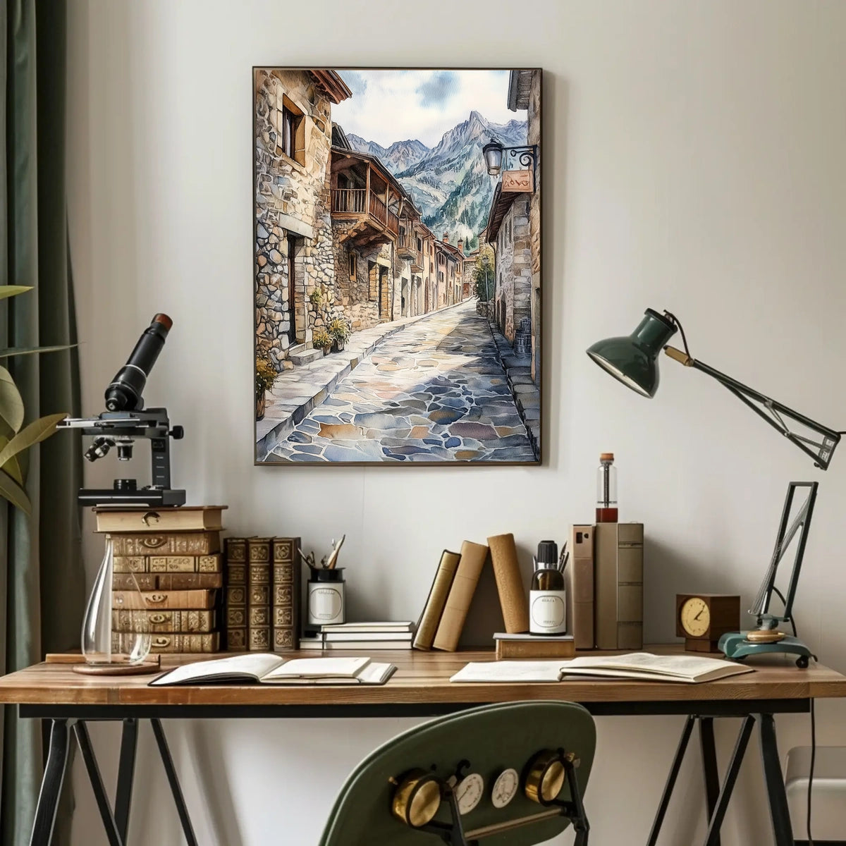 Andorra Andorra la Vella Old Town View Poster