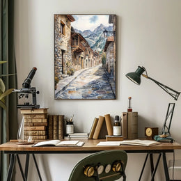 Andorra Andorra la Vella Old Town View Poster
