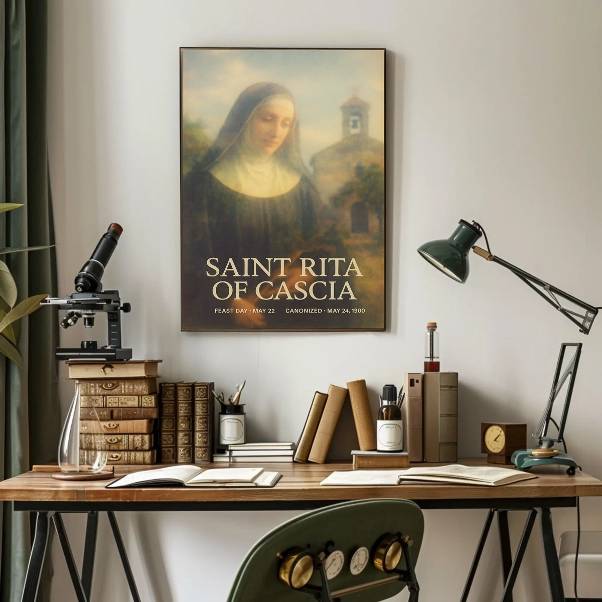 Saint Rita Of Cascia Poster