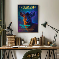 Tufted Deer A Forest Spirit Poster