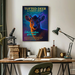 Tufted Deer A Forest Spirit Poster