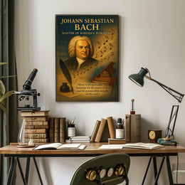 Johann Sebastian Bach Master Of Poster