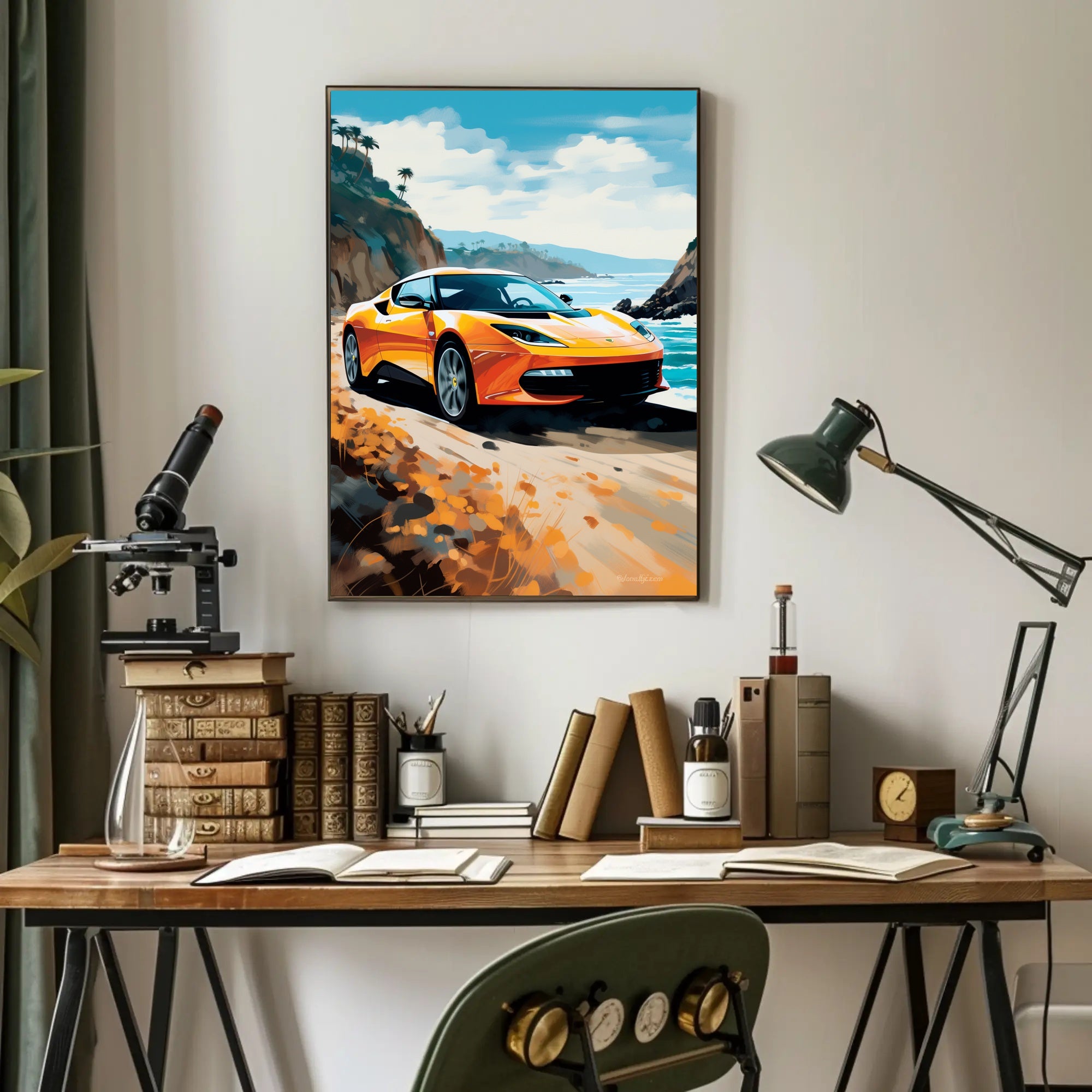 Coastal Drive Poster PosterGoat