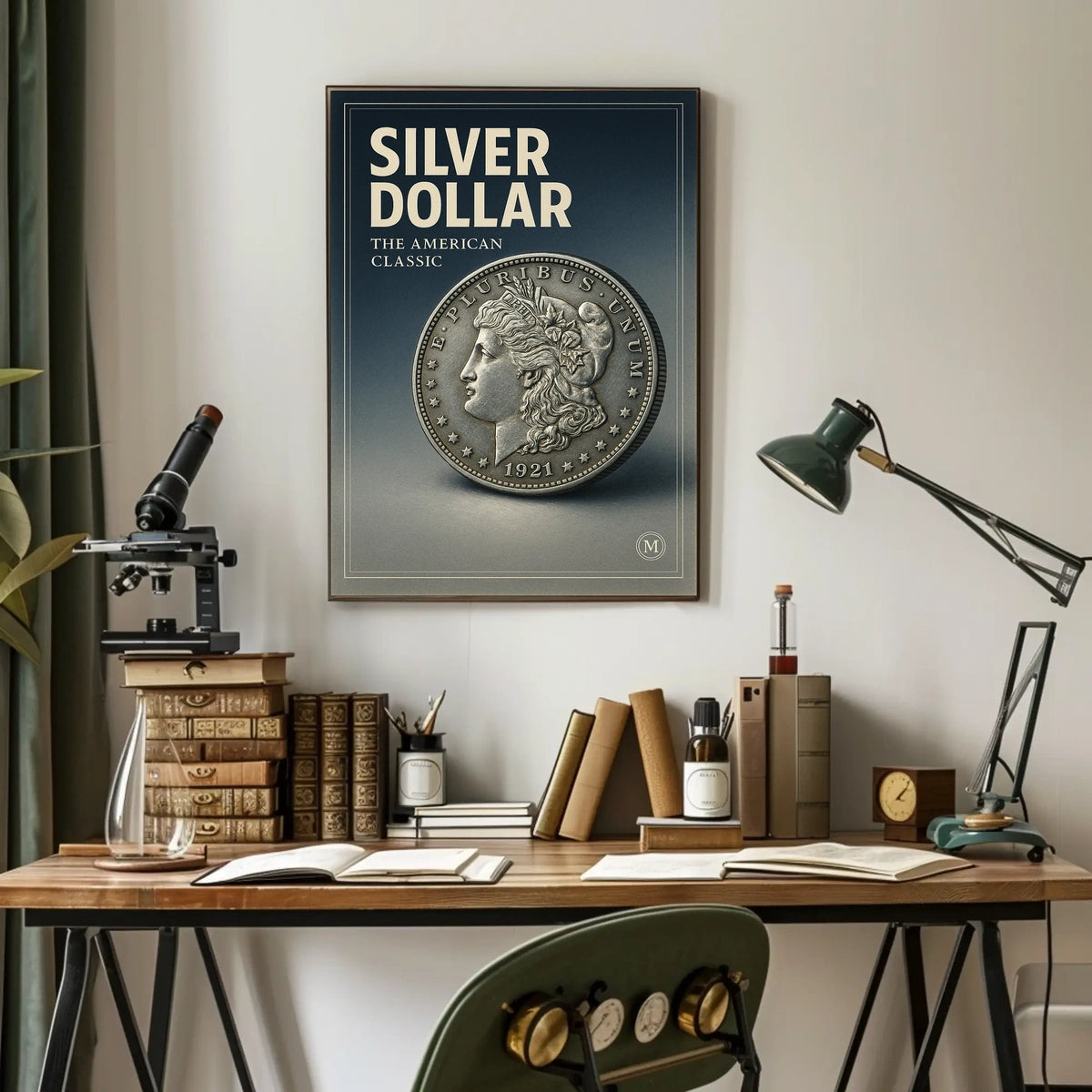 Silver Dollar The American Classic Poster