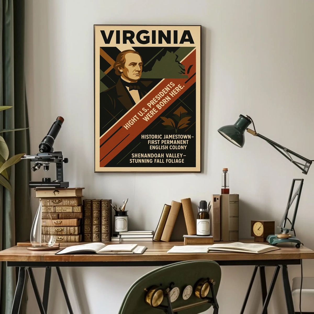 Virginia Birthplace Of U.S. Presidents Poster