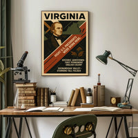 Virginia Birthplace Of U.S. Presidents Poster