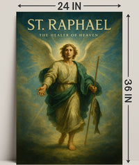 St. Raphael The Healer Poster Wall Art PosterGoat