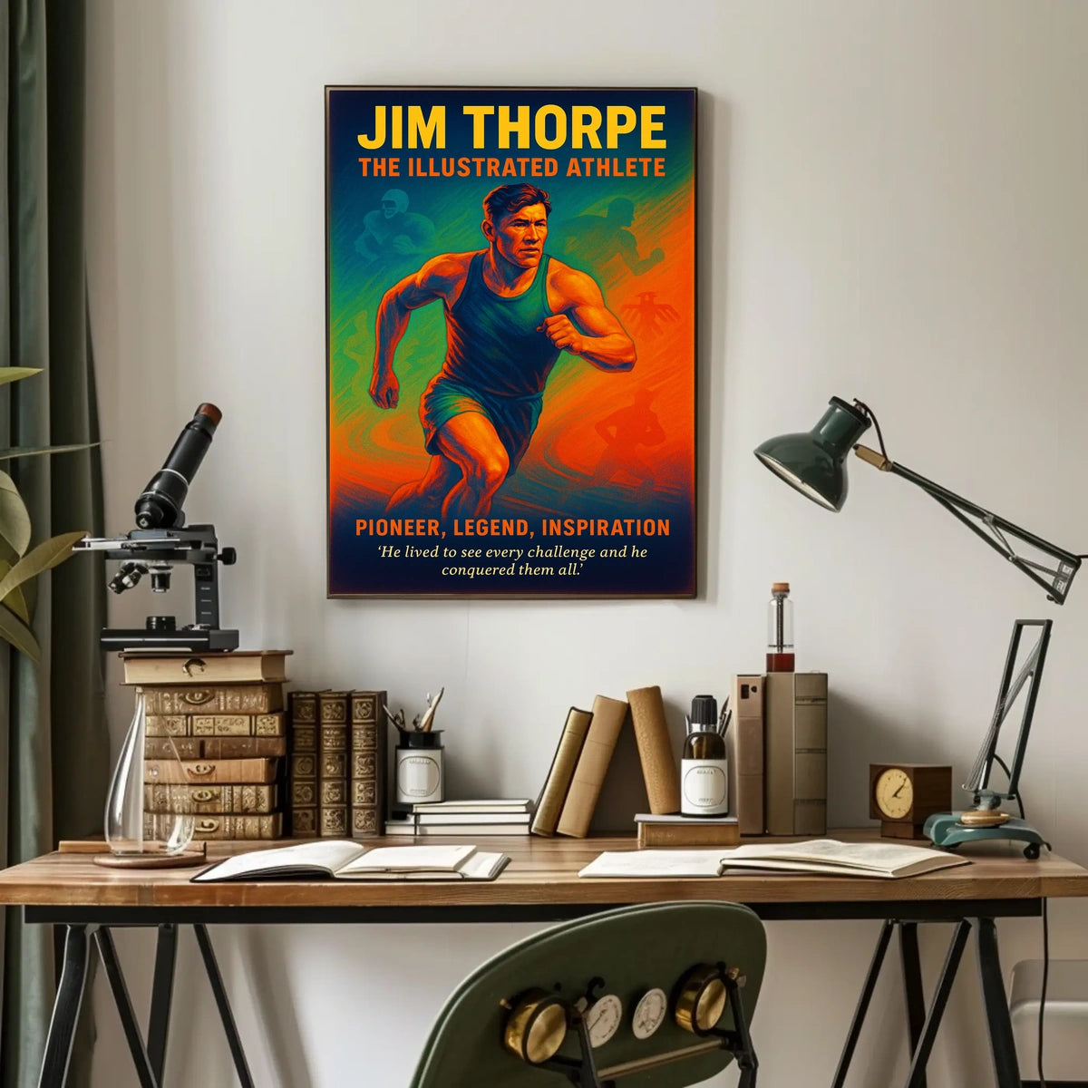 Jim Thorpe Legendary Athlete Jim Thorpe Poster