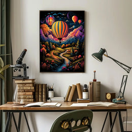 Dreamscape Balloons Poster