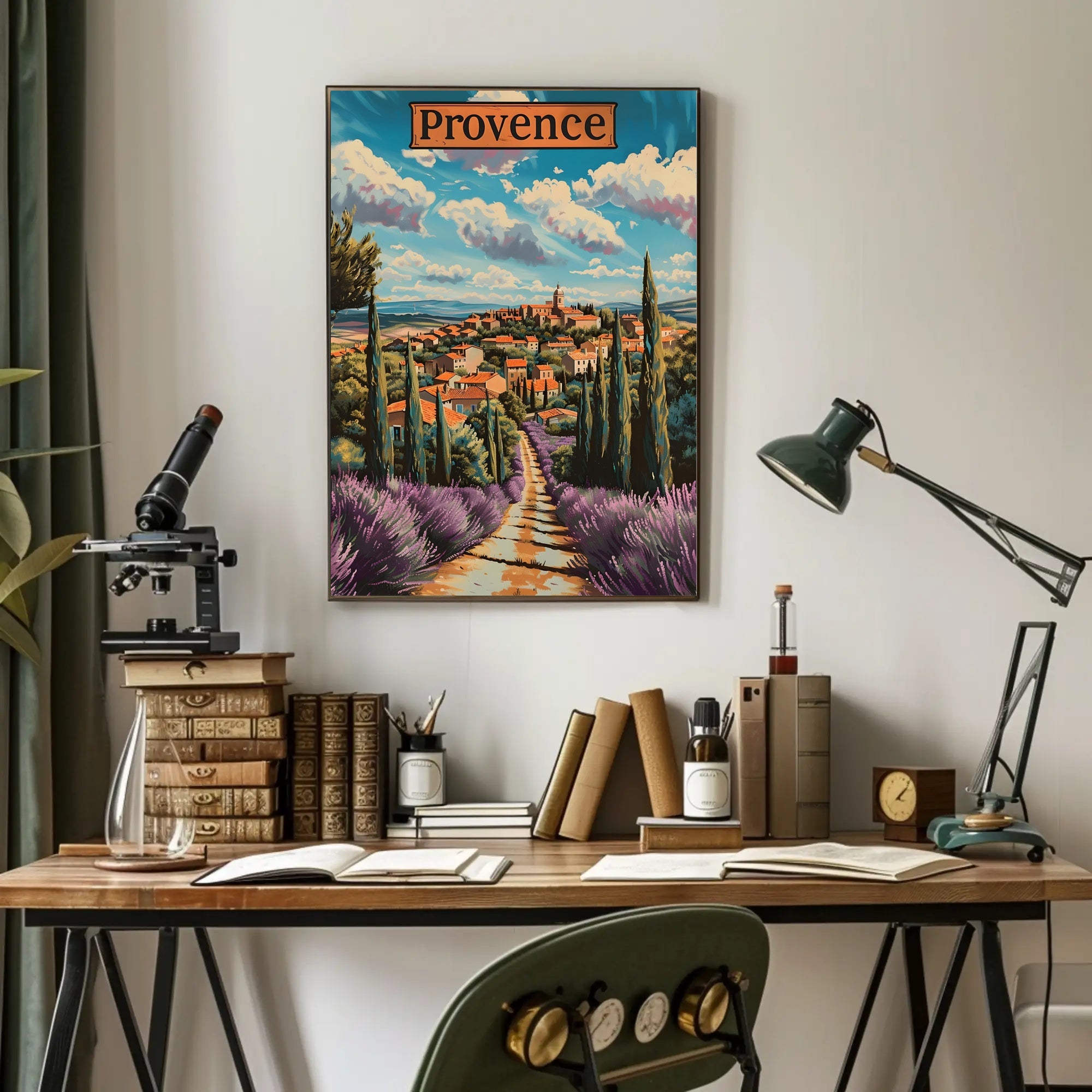 Picturesque Provence Village - Cultural or Heritage Poster