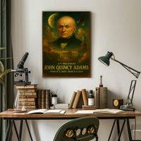 John Quincy Adams Presidential Neoclassical Realism Poster