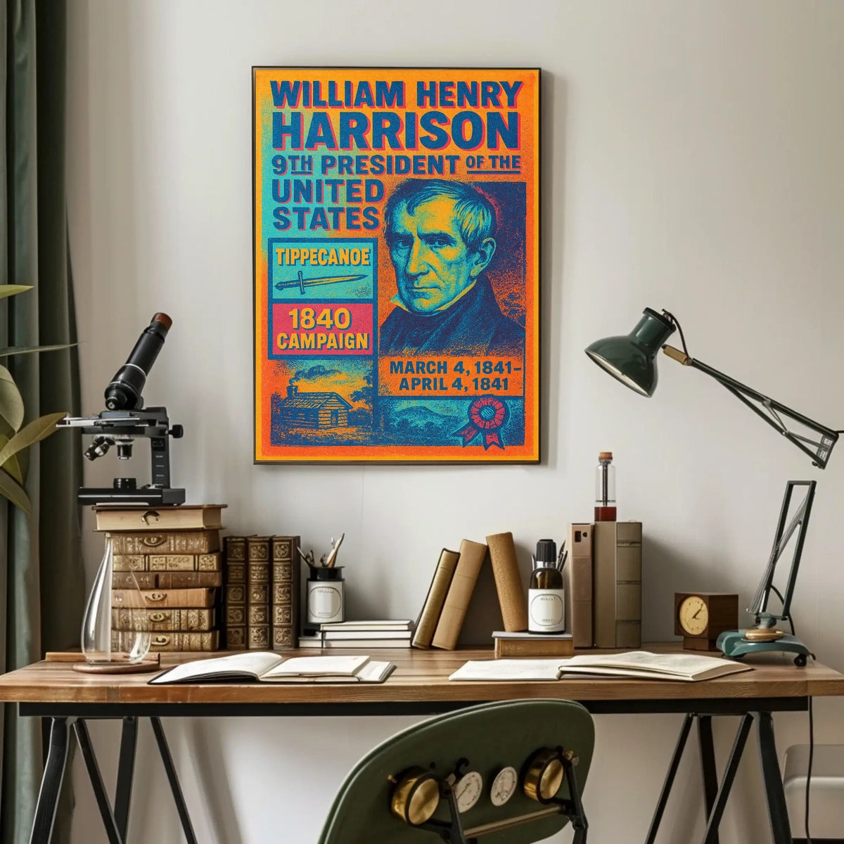 William Henry Harrison 9th President Poster