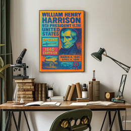 William Henry Harrison 9th President Poster