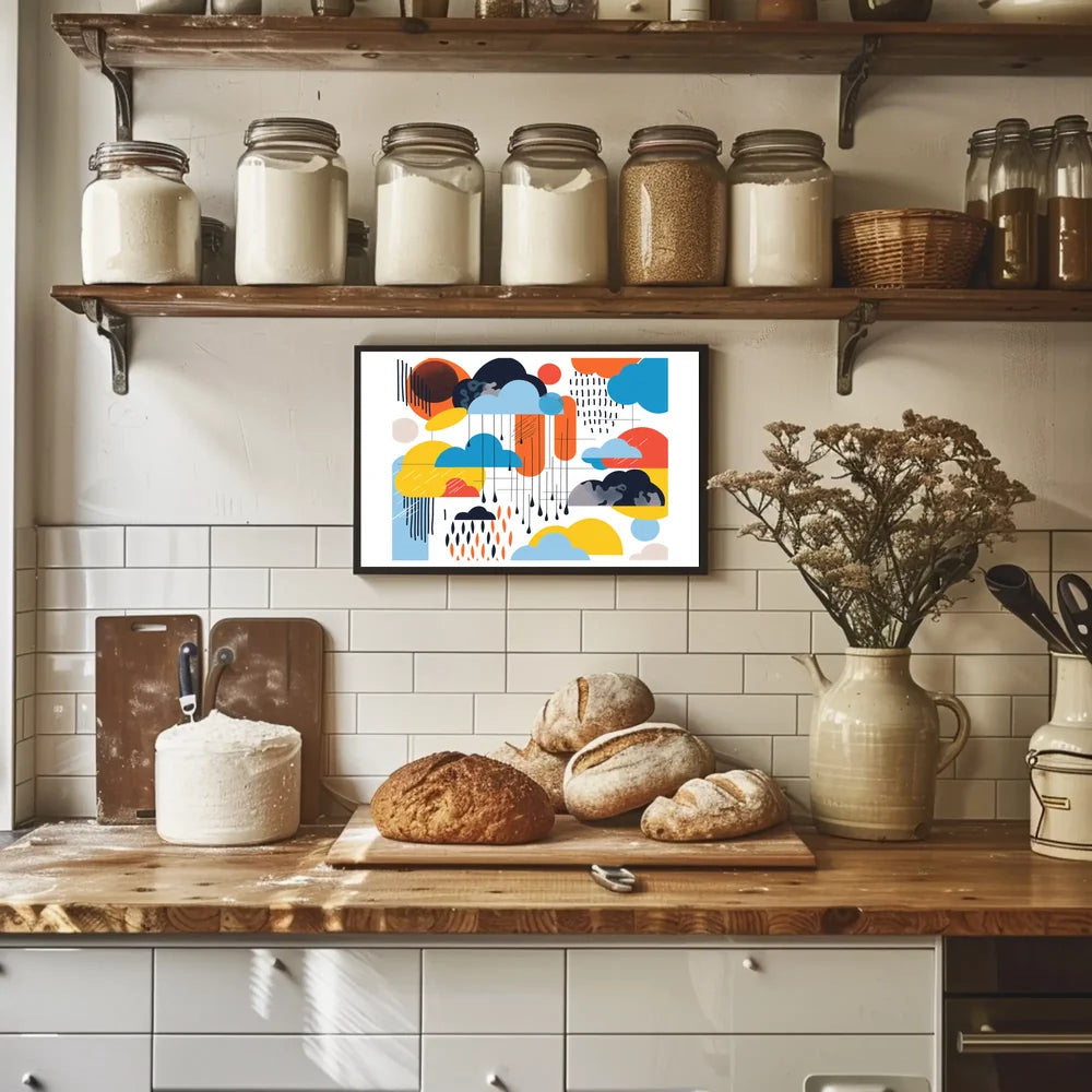 The poster features an abstract design with a modern artistic style. The core Travel Poster