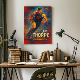 Jim Thorpe The Original All-American Poster