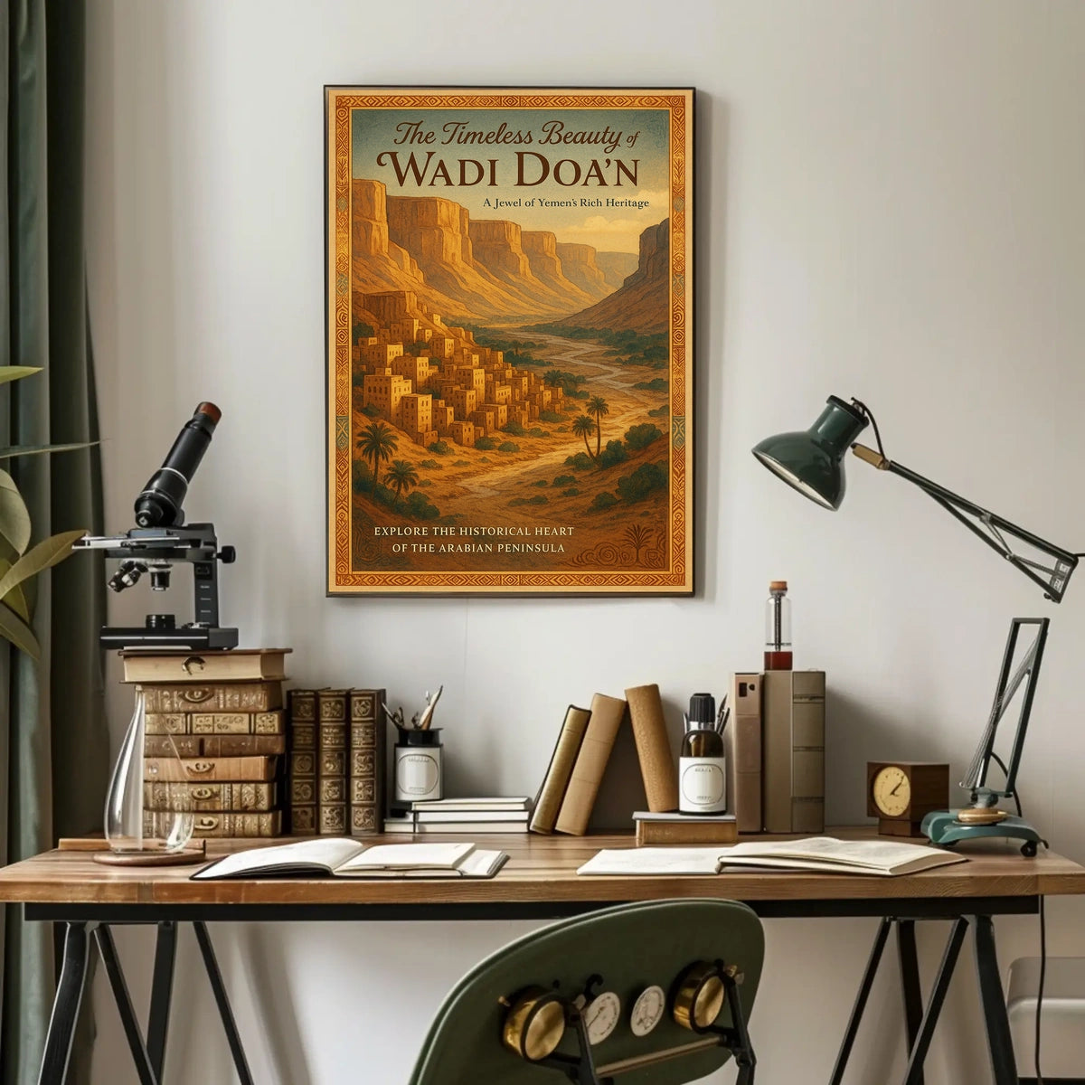 The Timeless Beauty Of Wadi Doan Poster
