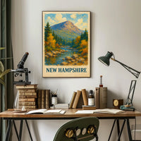 Scenic New Hampshire Landscape Poster