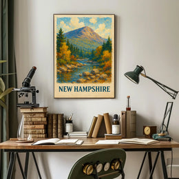 Scenic New Hampshire Landscape Poster