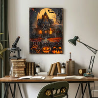 Haunted Halloween Night Poster