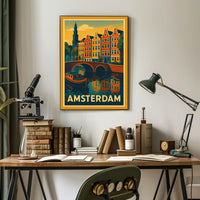 Amsterdam Scenic Poster