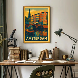 Amsterdam Scenic Poster