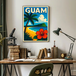 Tropical Escape to Guam Poster