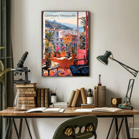 Vibrant Balcony View of Caracas Poster
