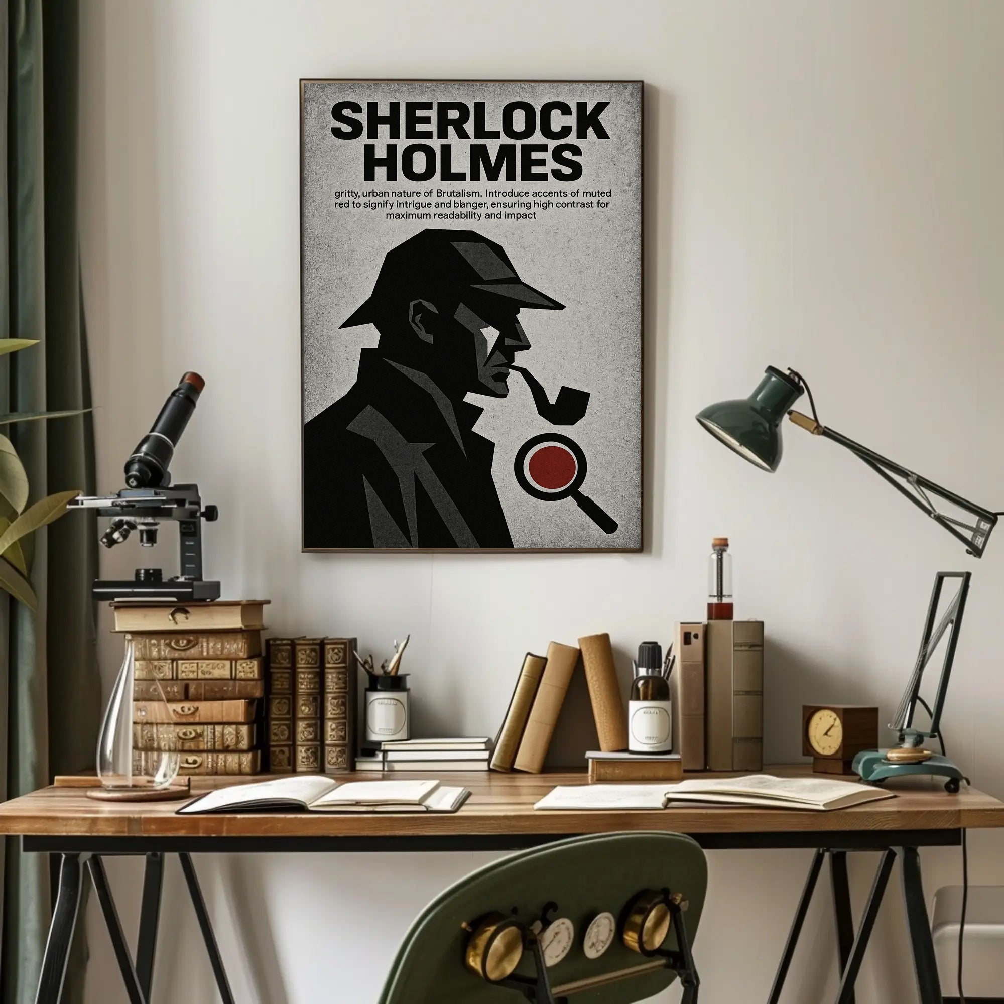 Sherlock Holmes Poster PosterGoat