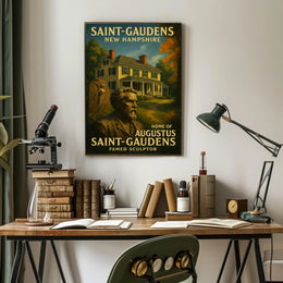 Augustus Saint-Gaudens Famed Sculptor Poster