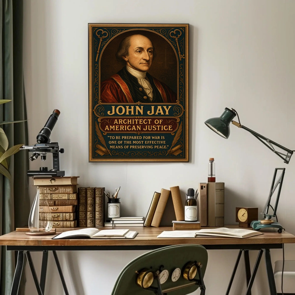 John Jay Architect Of American Justice Poster