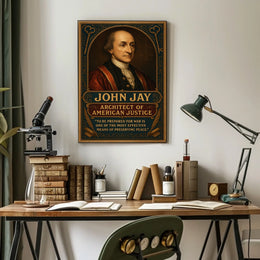 John Jay Architect Of American Justice Poster